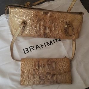 Brahmin Alligator Purse